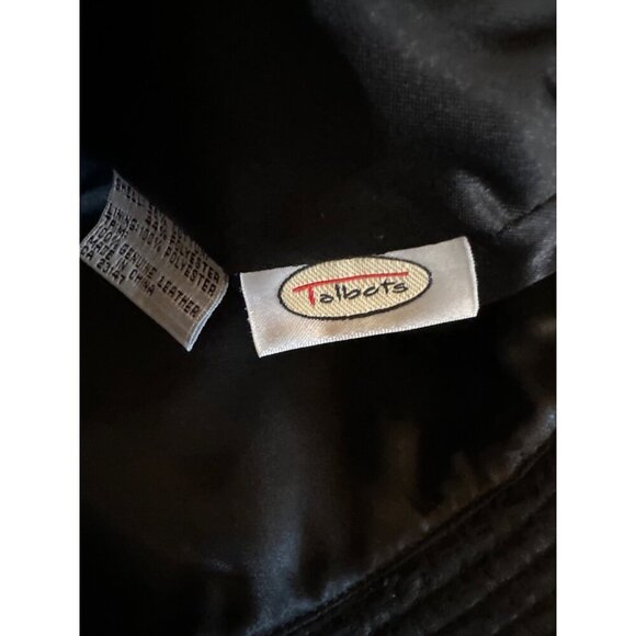 Vintage Betmar Black Bucket Hat With Leather Trim & Polyester Lining - Picture 5 of 5